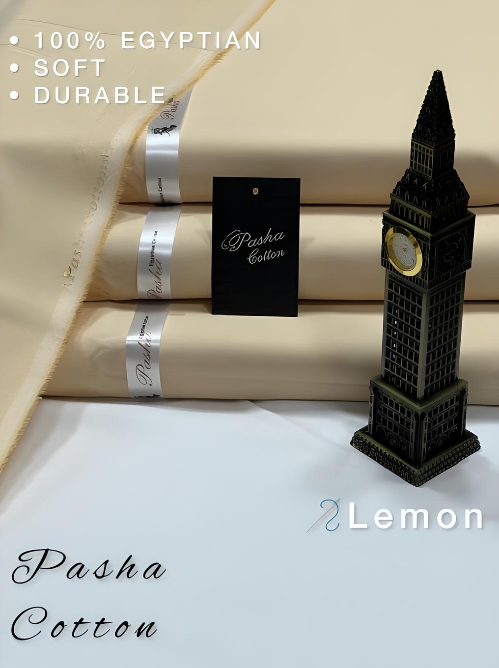 Pure Pasha Cotton Lemon Suit