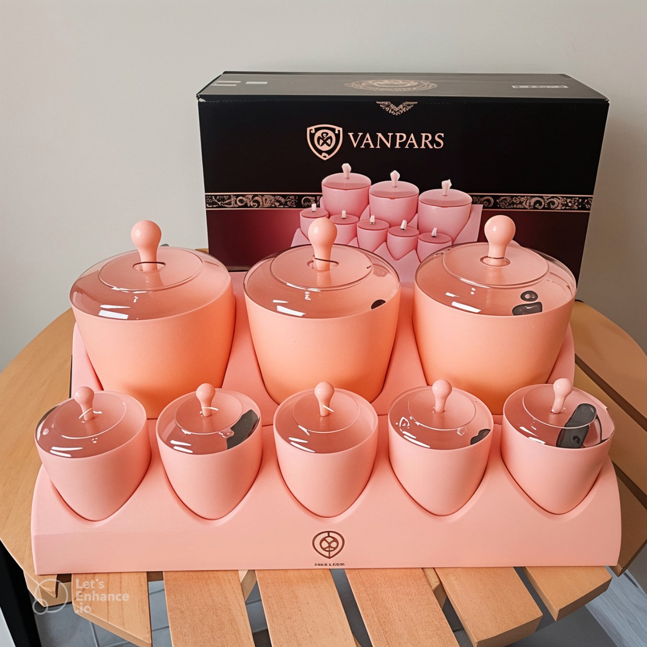 Spice Jar Set with Stand (8 pcs)