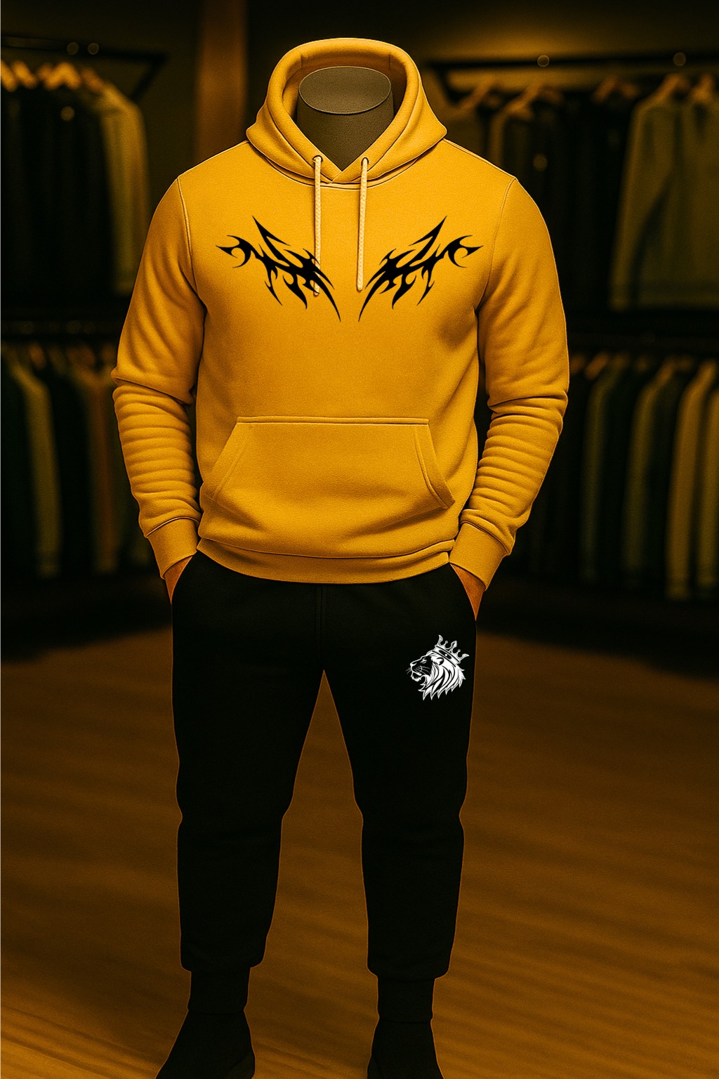 2 in 1 Men\'s Hoodie Tracksuit