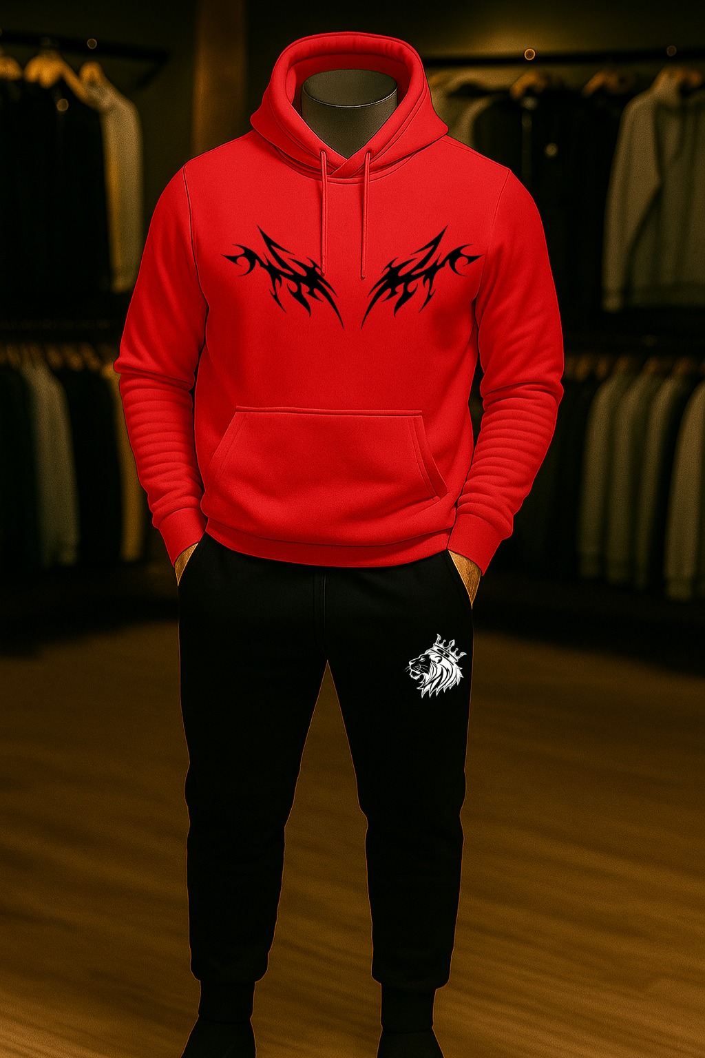 2 in 1 Men\'s Hoodie Tracksuit