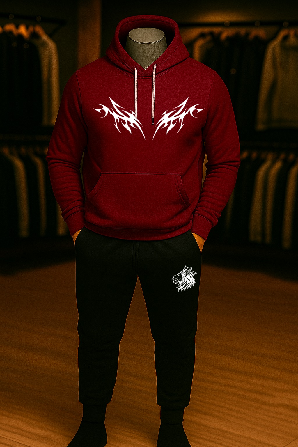 2 in 1 Men\'s Hoodie Tracksuit